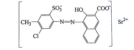 颜料红48:3化学结构图